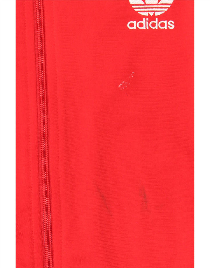 Adidas Chaqueta de chándal para niño 10-11 años Rojo Poliéster