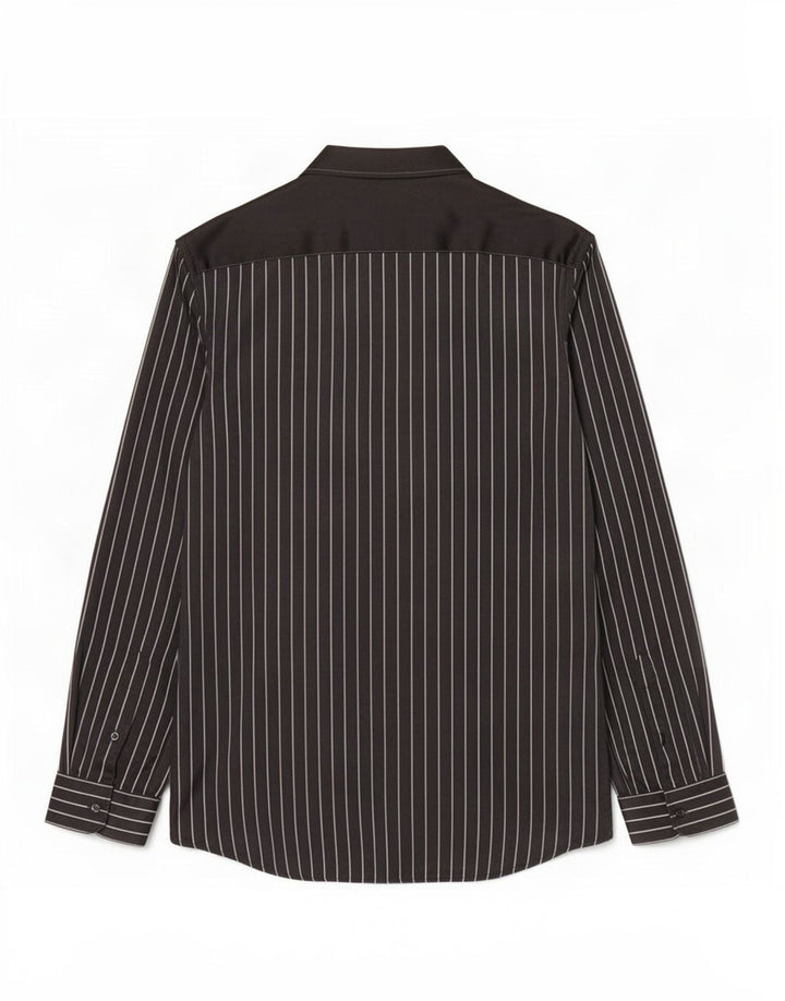 Zara Hombre Camisa Regular Fit Small Viscosa Rayas Negras