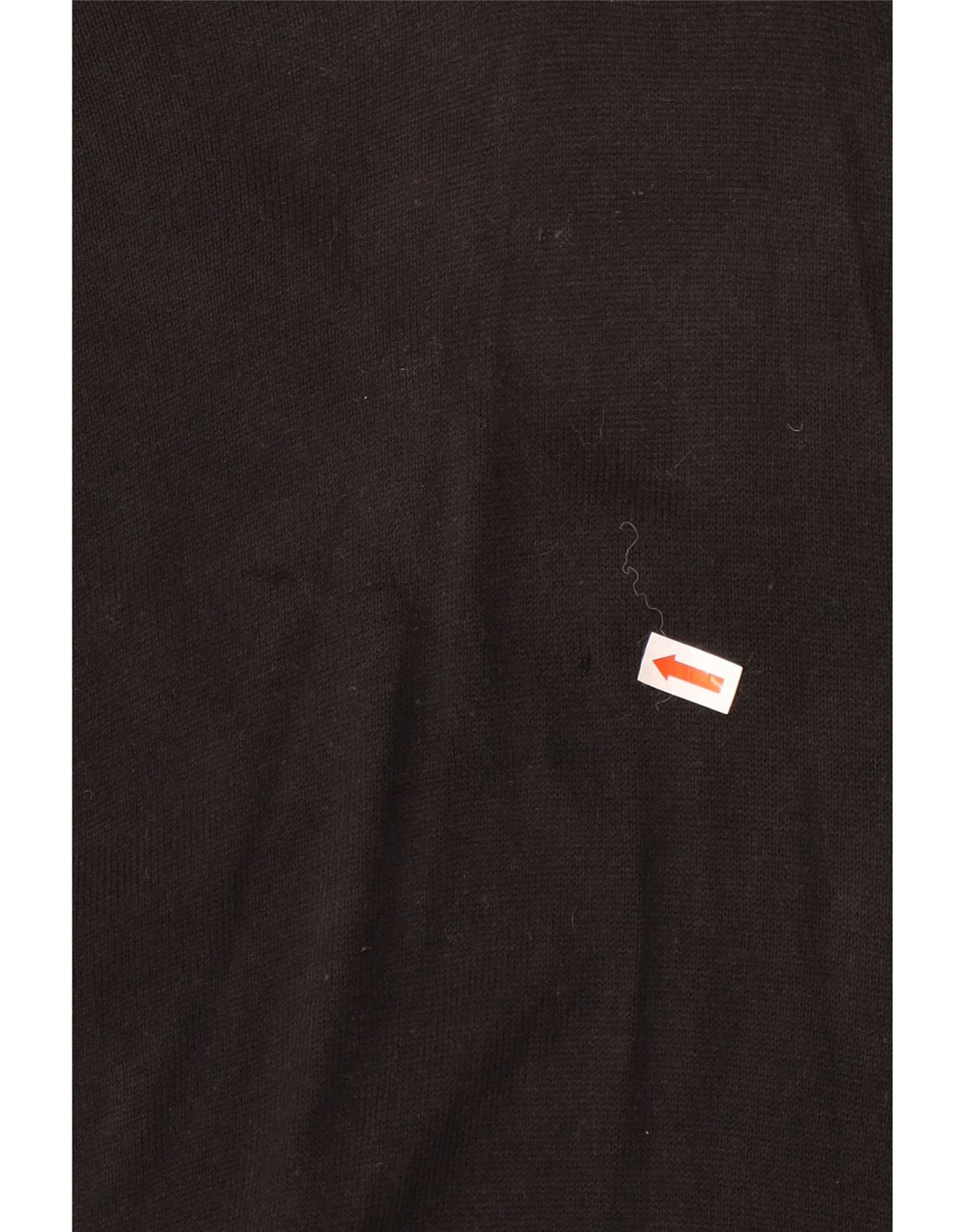 Nautica Jersey con cuello en V para hombre, talla grande, algodón negro