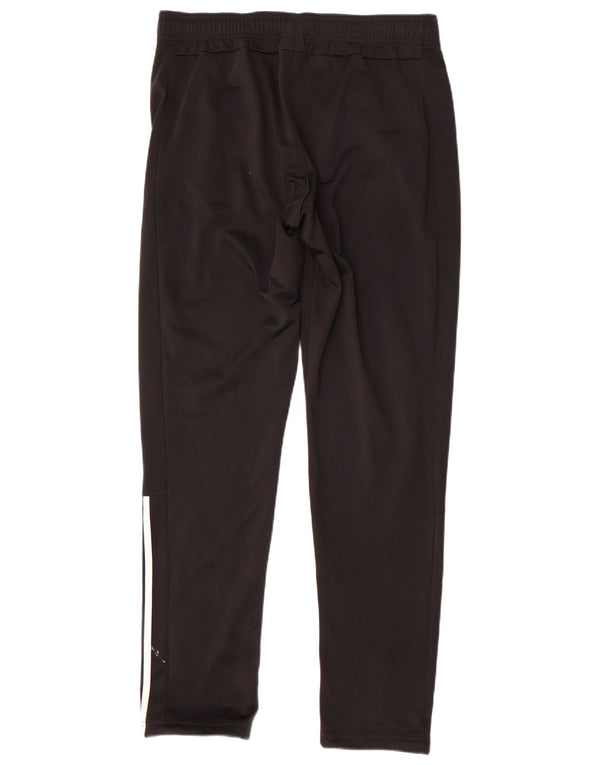 Adidas Pantalones de chándal para hombre UK 42/44 Large Negro Poliéster