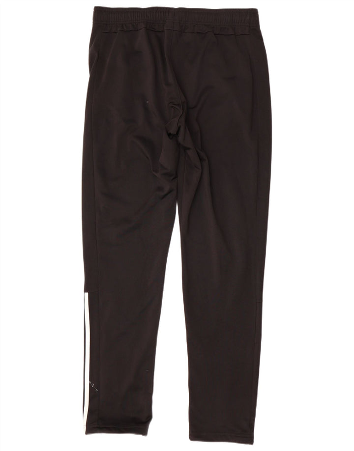 Adidas Pantalones de chándal para hombre UK 42/44 Large Negro Poliéster