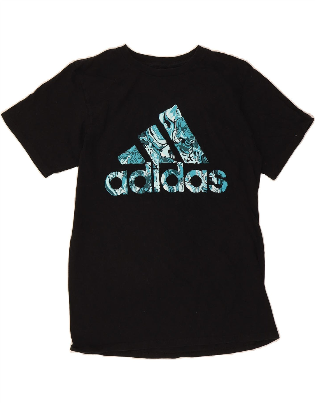 ADIDAS Mens Graphic T-Shirt Top Medium Black Vintage Adidas and Second-Hand Adidas from Messina Hembry 