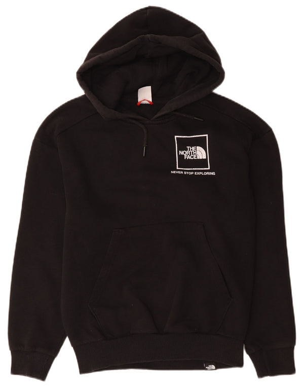 The North Face Jersey con capucha gráfica para mujer UK 10 Small Black Cotton
