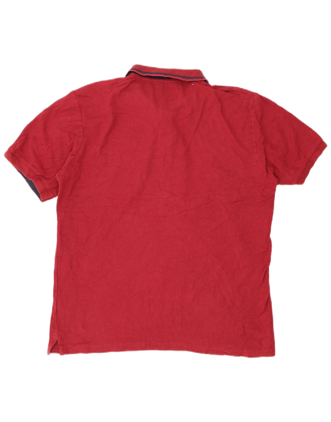 MOUNTAIN WAREHOUSE Polo para hombre de algodón rojo grande
