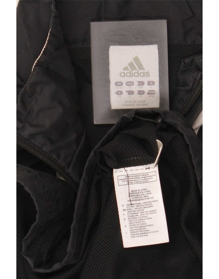 Adidas Hombre Jersey Chándal Top UK 40/42 Medium Negro Colorblock