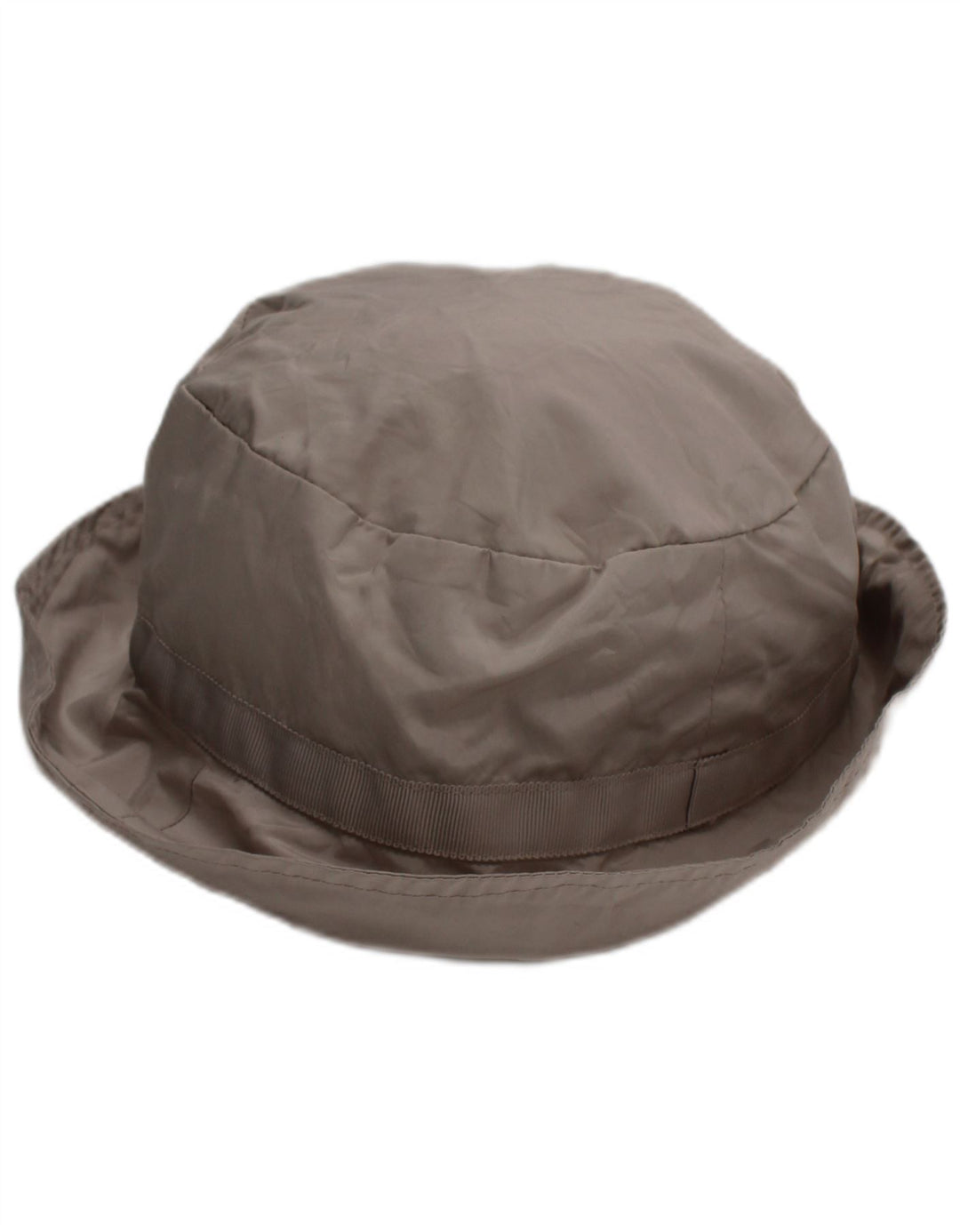 Vintage hombres sombrero de cubo XL gris clásico