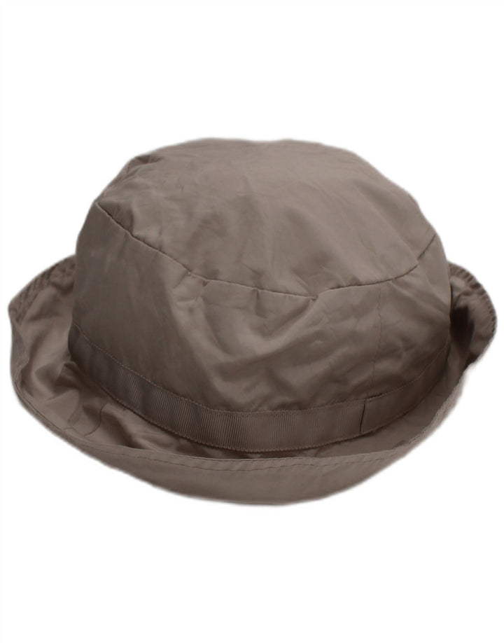 Vintage hombres sombrero de cubo XL gris clásico