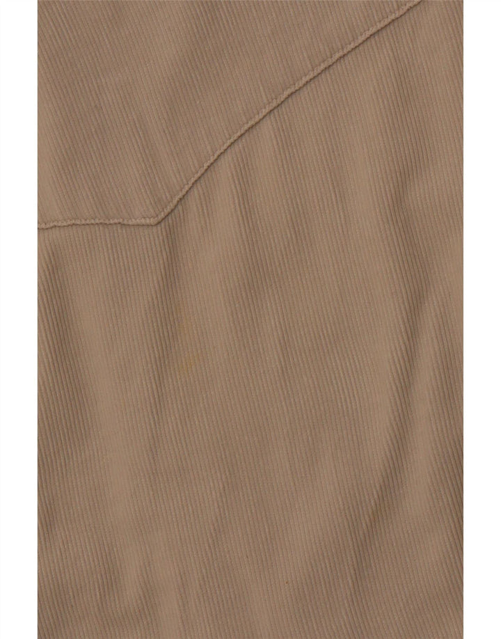 Levi's Camisa de pana para hombre de algodón beige medio occidental