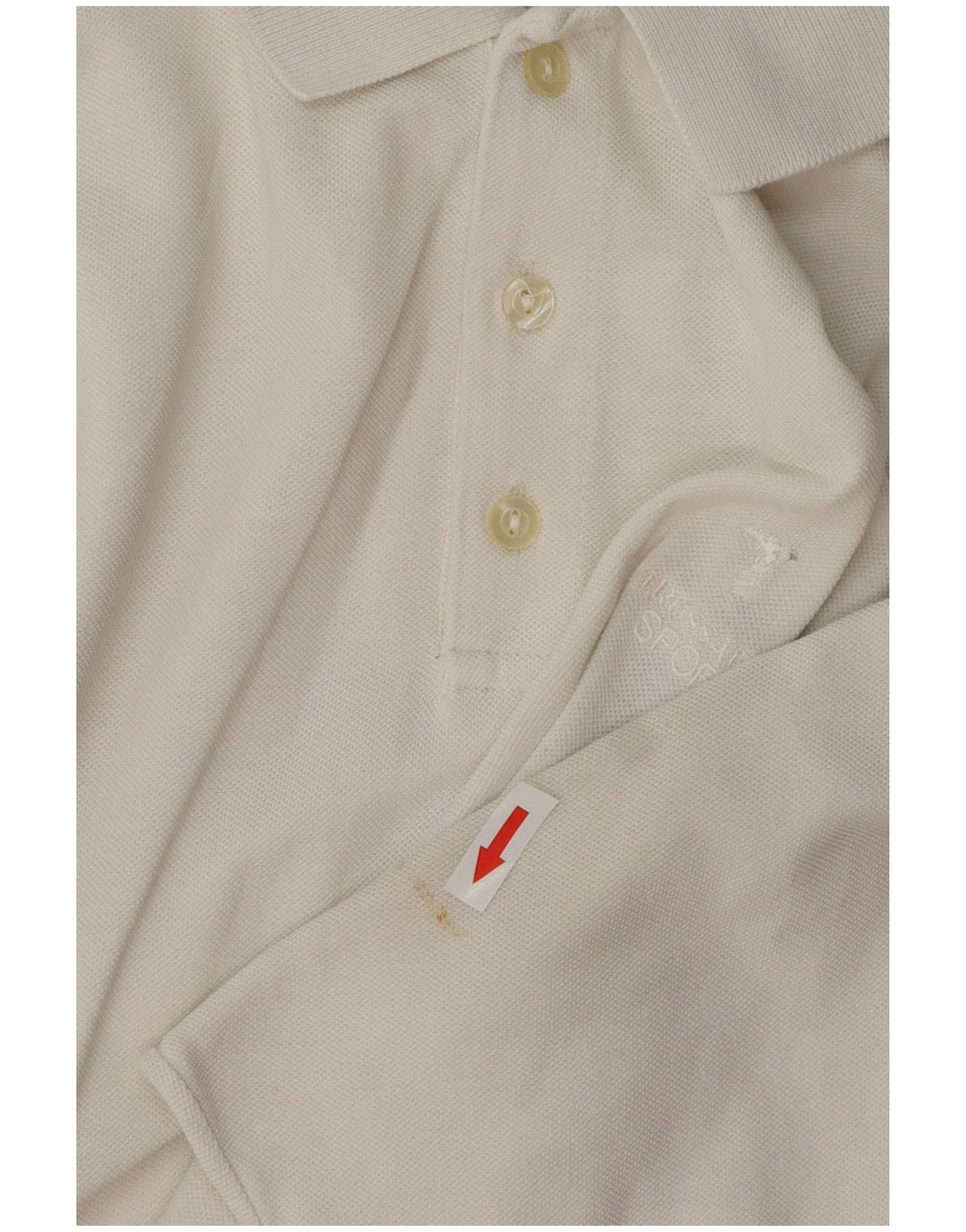TRUSSARDI Polo Hombre XL Blanco Algodón