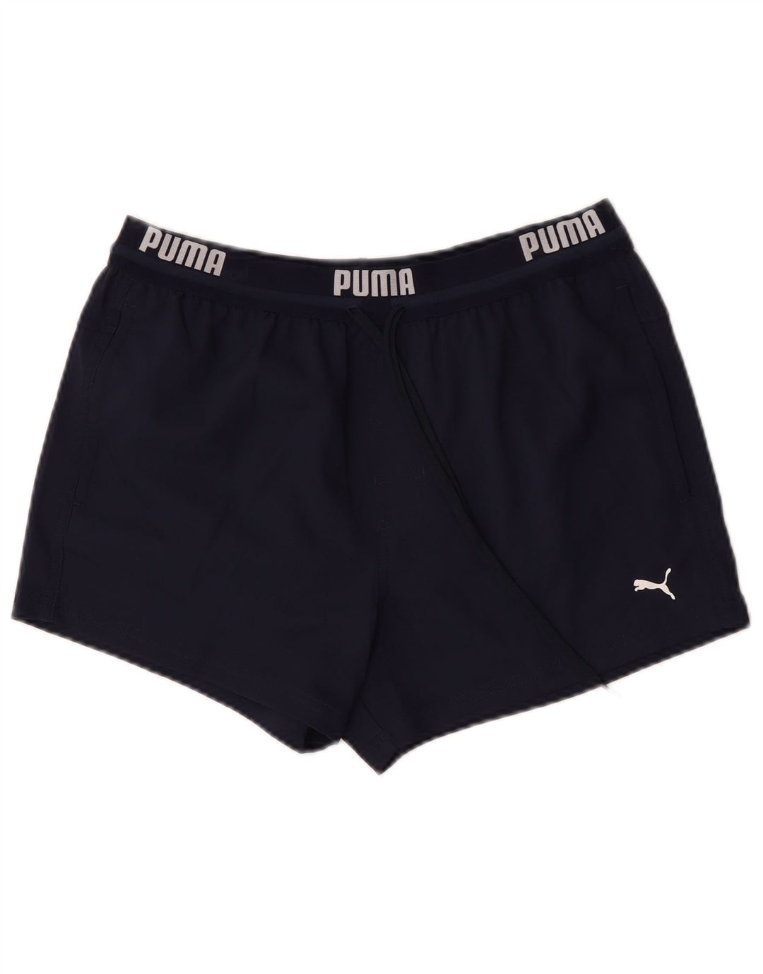 Puma Pantalones cortos deportivos gráficos para hombre Poliéster azul marino mediano