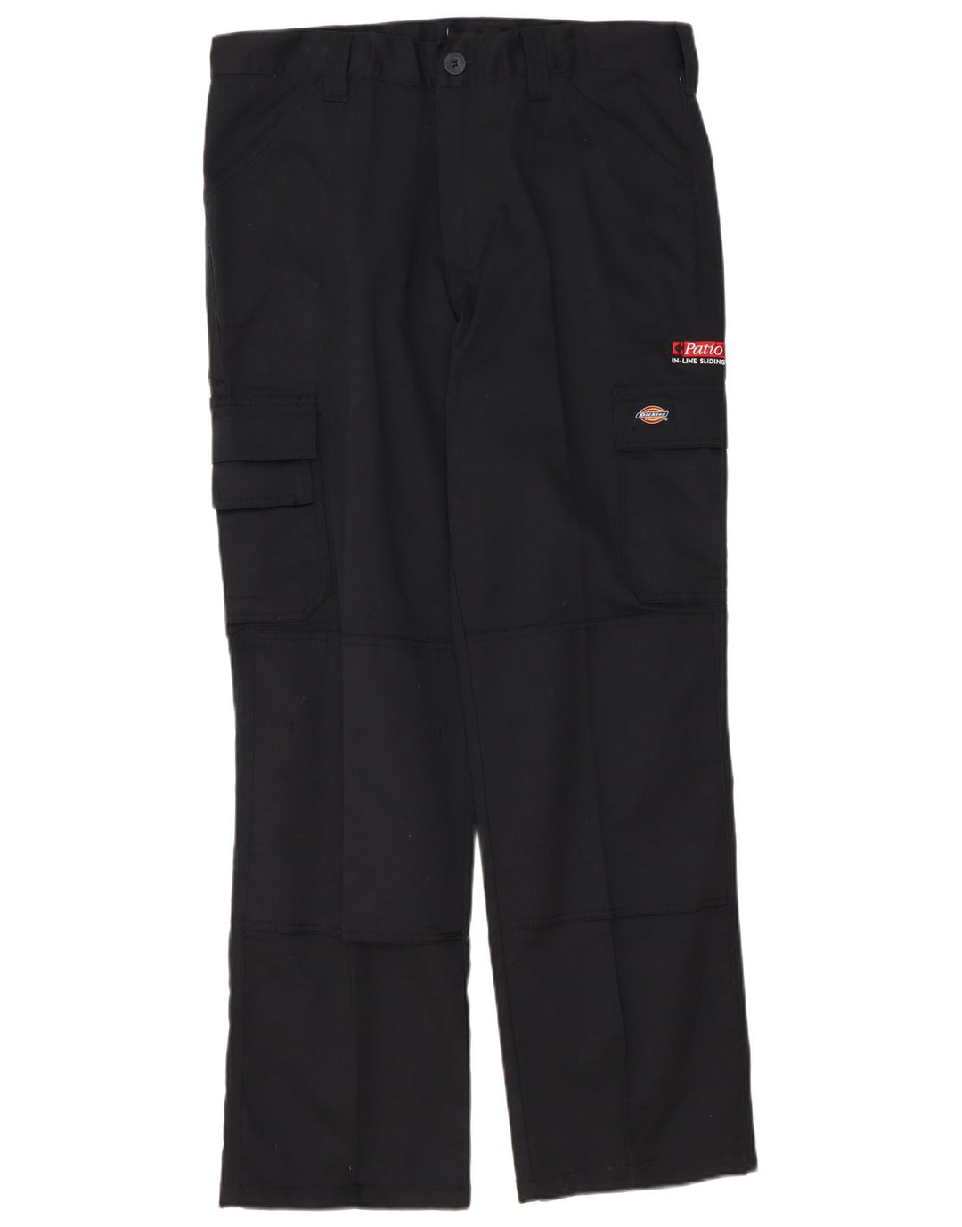 Dickies Pantalones cargo rectos para hombre W34 L31 Poliéster negro