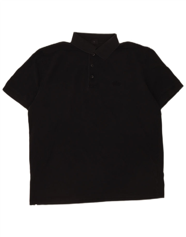 Polo Hugo Boss Hombre Grande Algodón Negro