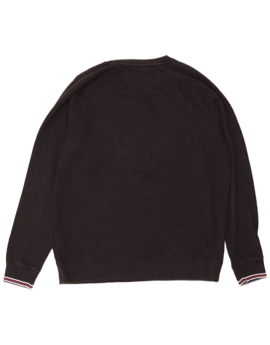 Fila Hombre Graphic Sudadera Jumper Grande Algodón Negro