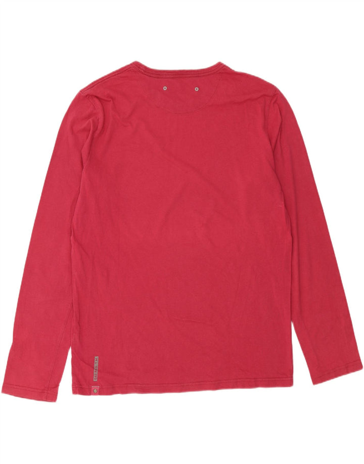 GAS Mens Top Long Sleeve 2XL Red Cotton Vintage Gas and Second-Hand Gas from Messina Hembry 