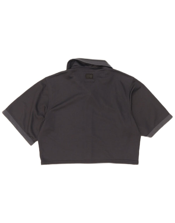 G-Star Blusa de manga corta corta extragrande para mujer UK 40 Small Grey