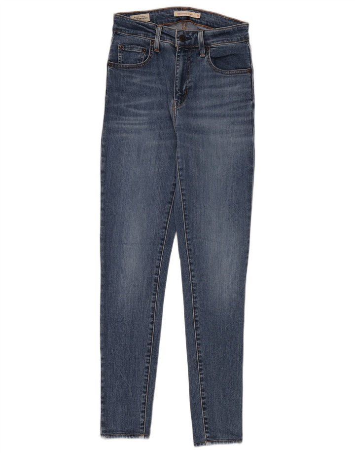 LEVI'S Vaqueros pitillo de talle alto 721 para mujer W26 L32 Algodón azul
