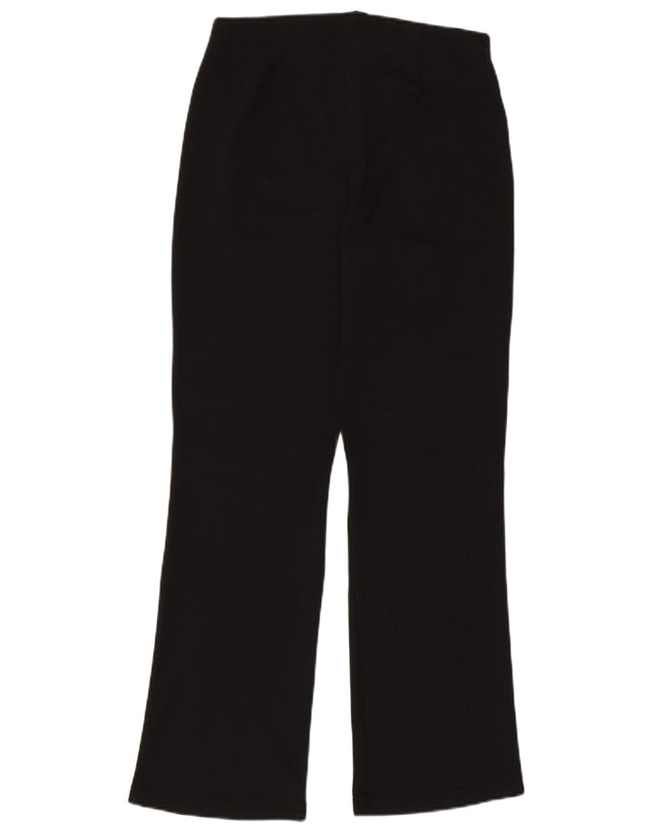 Zara Mujer Pantalón Casual Bootcut Mediano W28 L28 Poliéster Negro