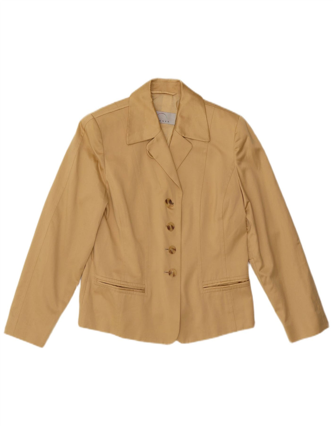 BOGNER Conjunto de falda de 2 piezas con 4 botones para mujer US 10 Grande W29 Algodón beige