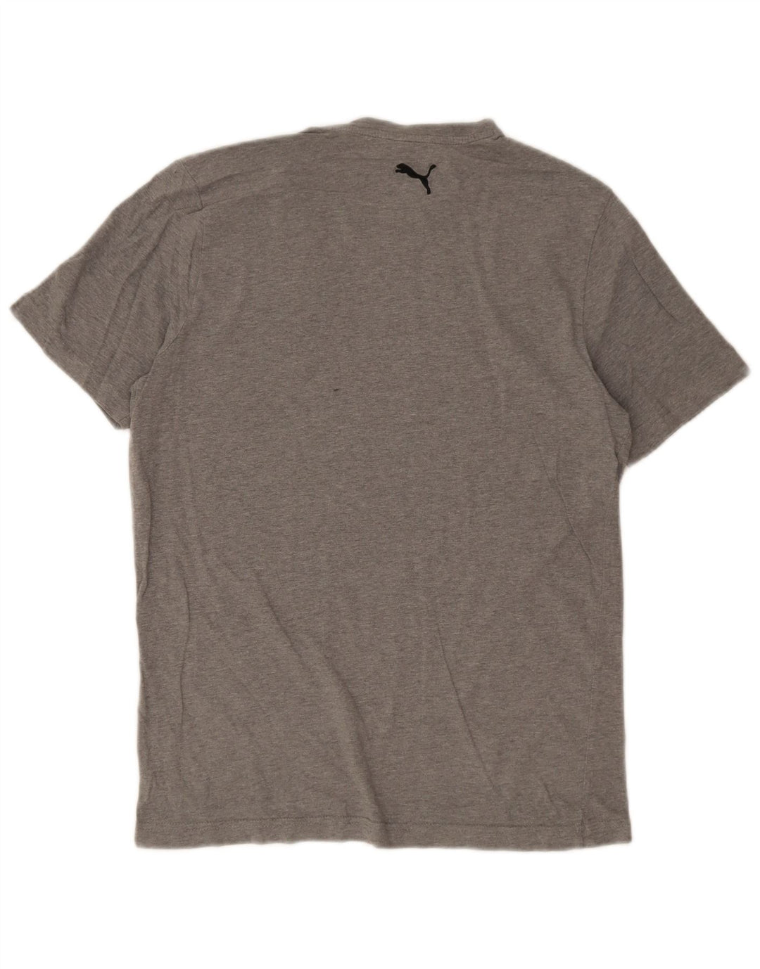 Puma Camiseta gráfica para hombre Top gris medio moteado