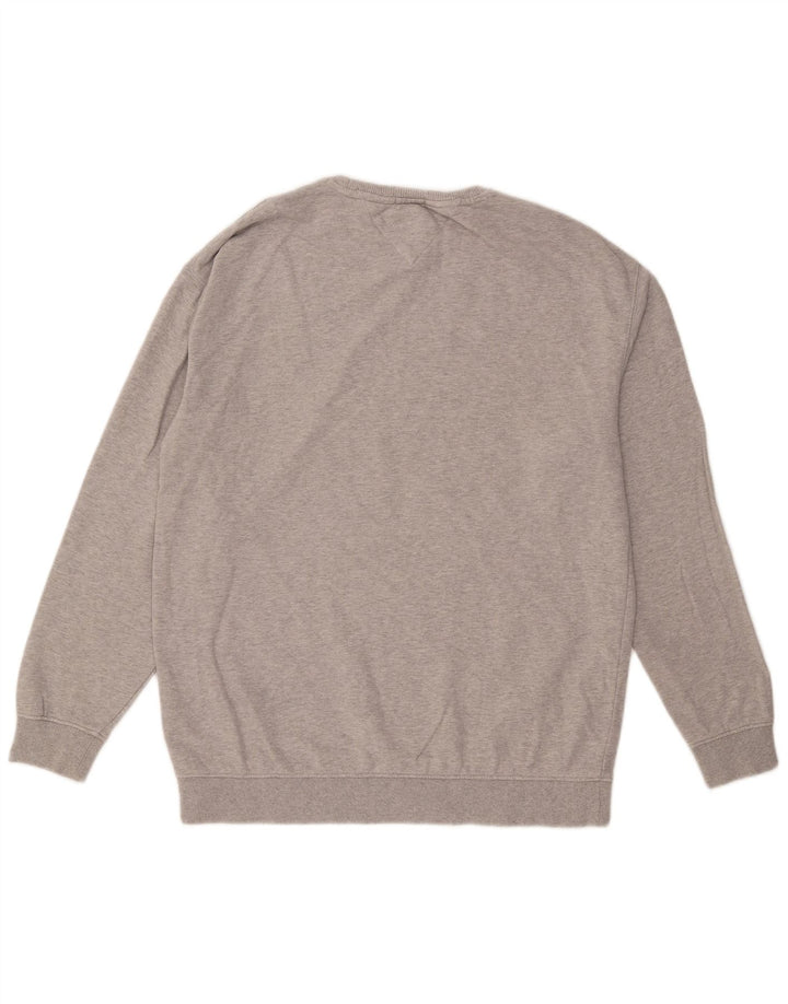 Tommy Hilfiger Sudadera Relaxed Fit para Hombre Jersey De Algodón Gris Medio