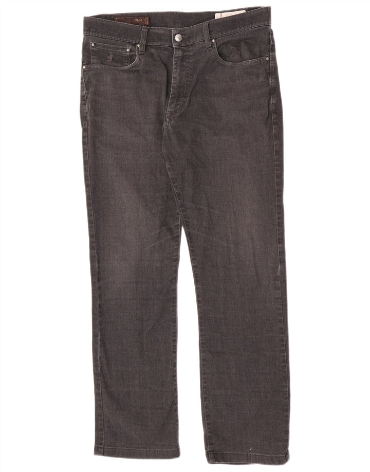 Marlboro Classics Pantalones casuales rectos para hombre W34 L30 Gris