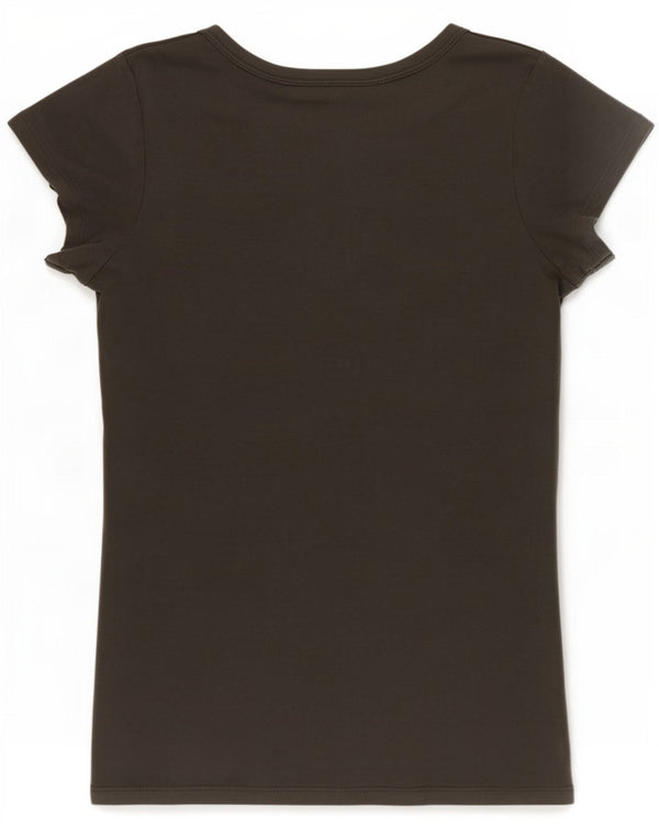 G-Star Camiseta para mujer Top UK 10 Small Green Cotton