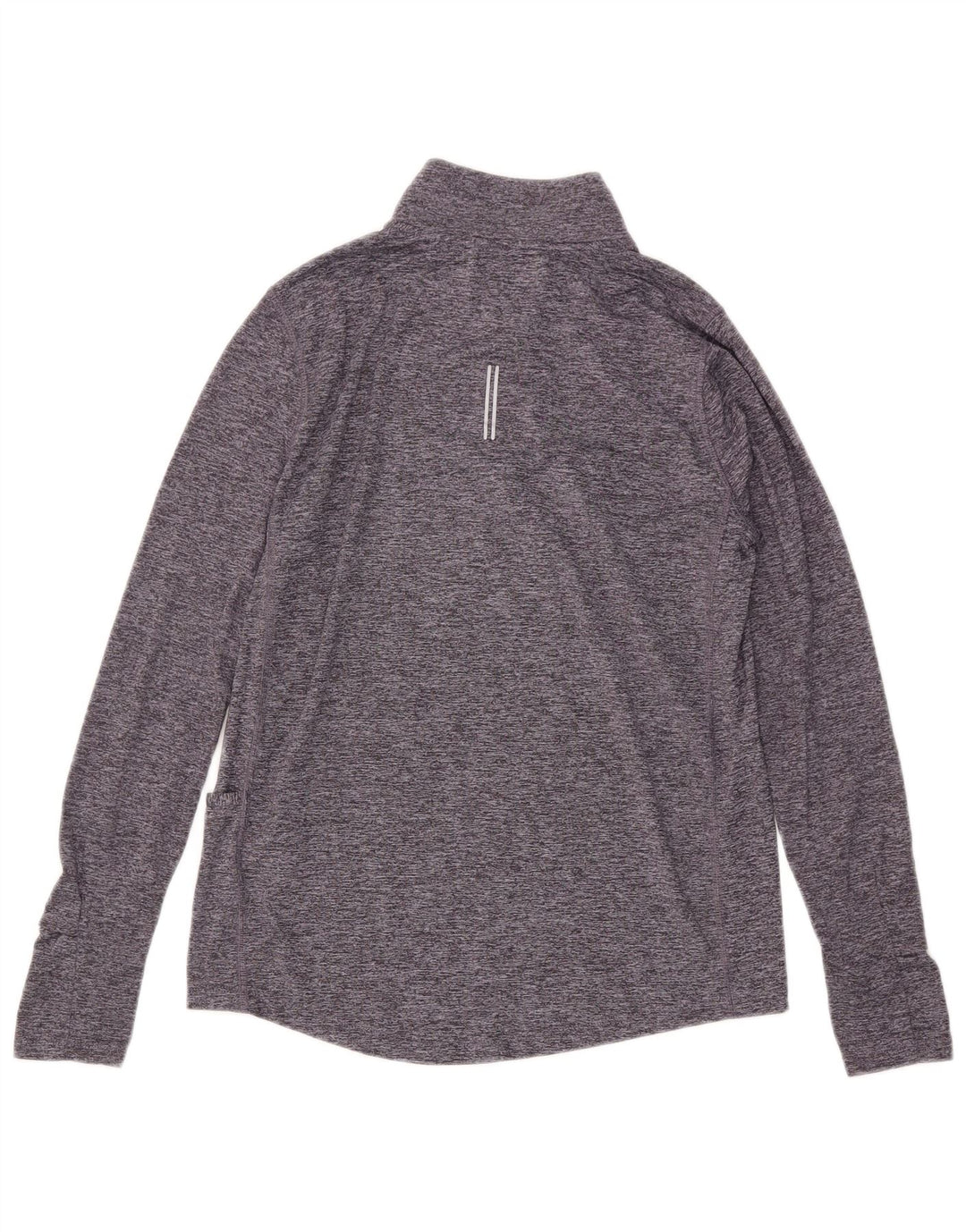 Nike Mujer Dri Fit Jersey Chándal Top UK 10 Pequeño Gris Moteado