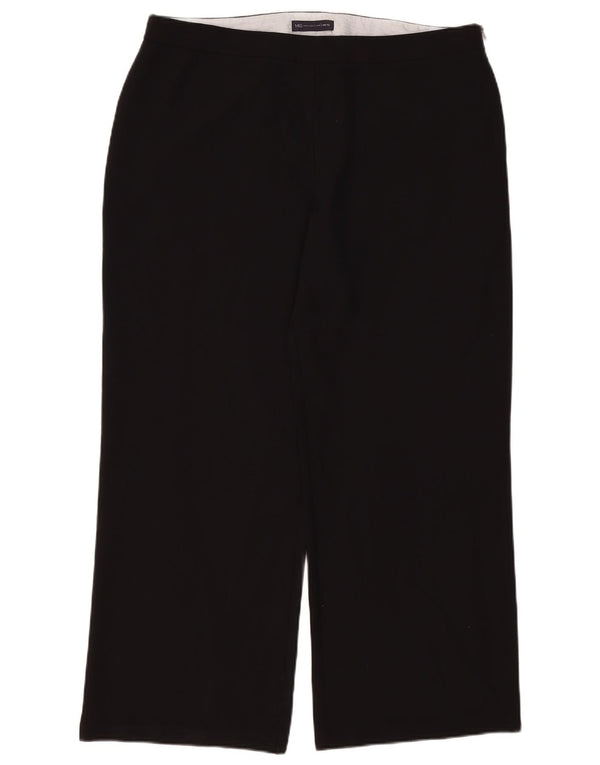 Marks & Spencer Pantalones de traje rectos para mujer UK 18 XL W40 L30 Negro