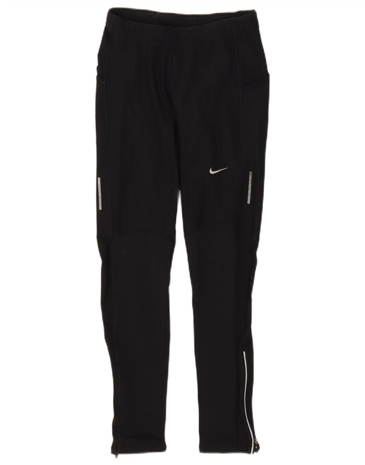 NIKE Leggings Dri Fit para mujer UK 8 Small Poliéster negro