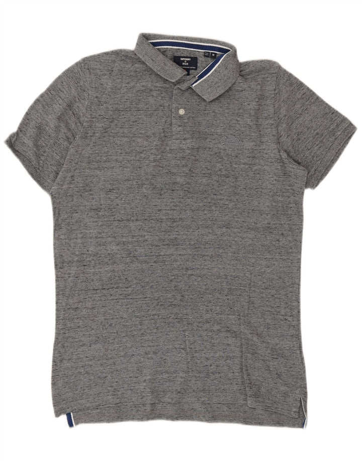 Polo Superdry De Algodón Gris Medio Para Hombre