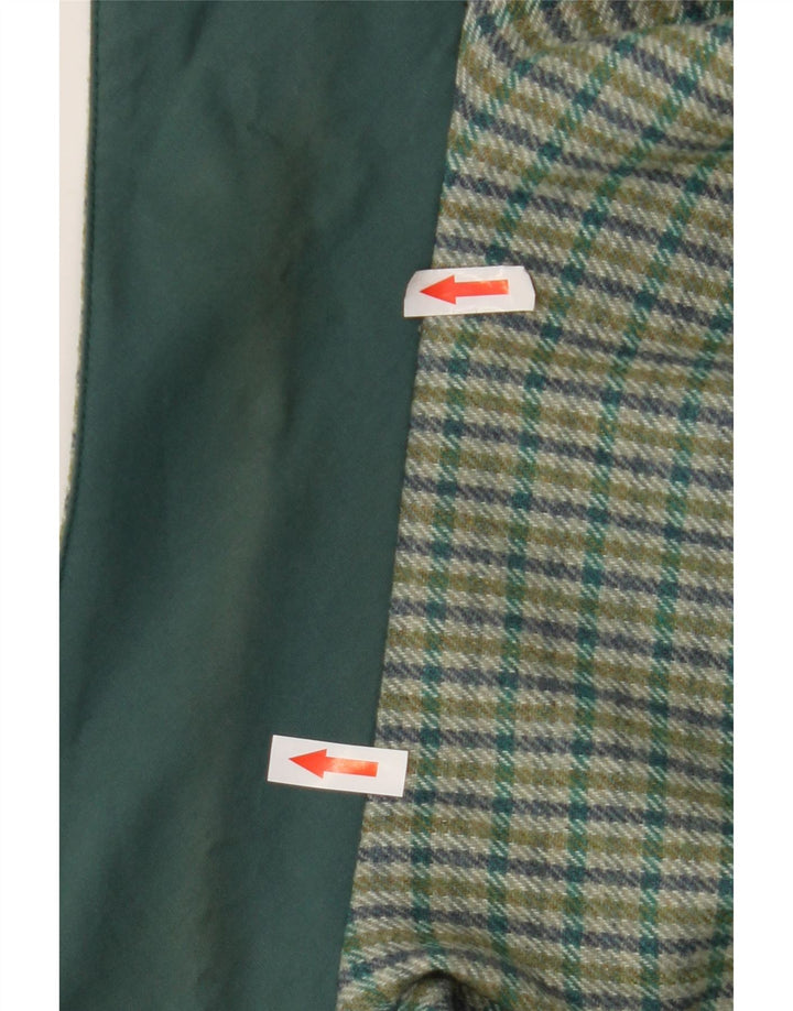 Abrigo Vintage Mujer IT 55 2XL Poliéster Verde