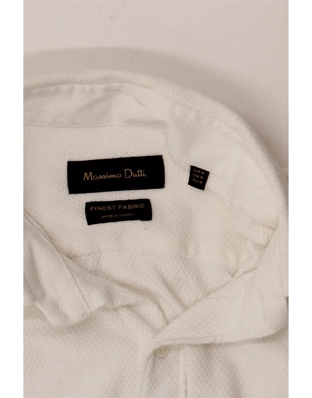 MASSIMO DUTTI Camisa Hombre Mediana Blanca