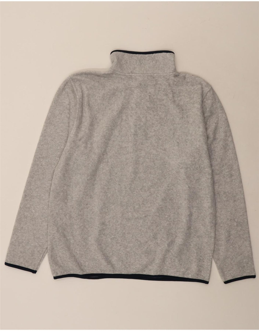 Asics Hombre Zip Neck Fleece Jumper XL Gris Poliéster