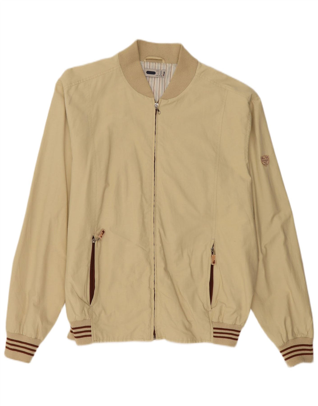 Fila Chaqueta Bomber para Hombre UK 42 XL Beige