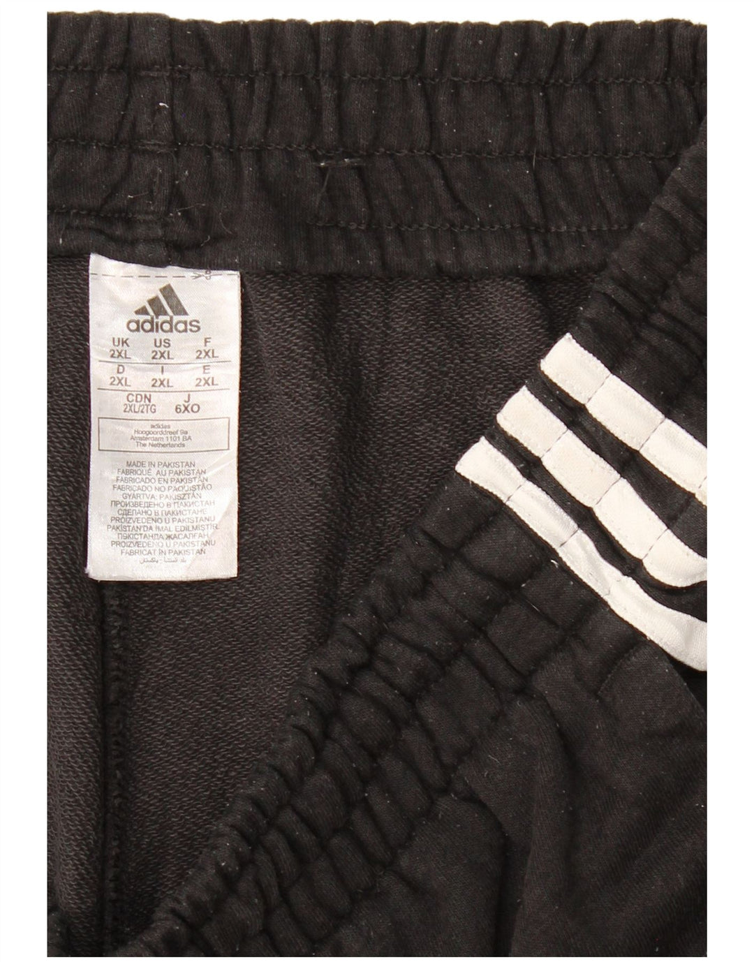 ADIDAS Pantalones de chándal para hombre Joggers 2XL Algodón negro