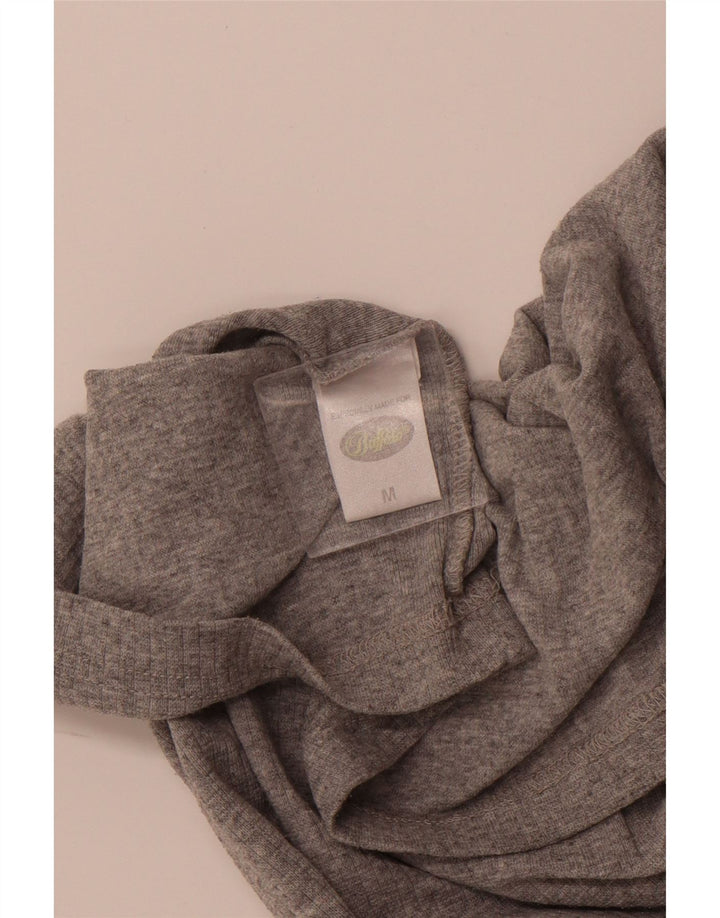 BUFFALO Camiseta Hombre Top Algodón Gris Medio