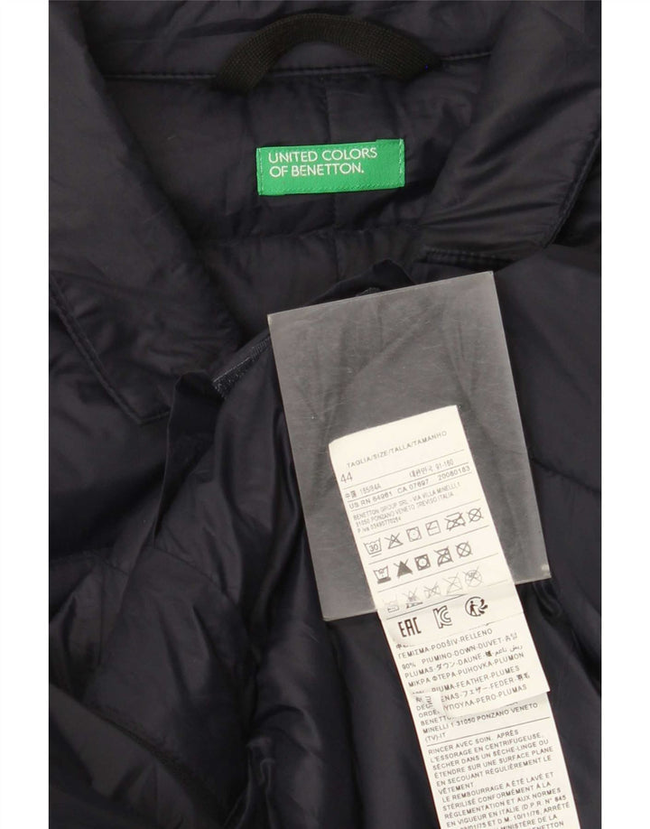 Benetton Chaqueta Acolchada Hombre IT 44 XS Poliamida Azul Marino
