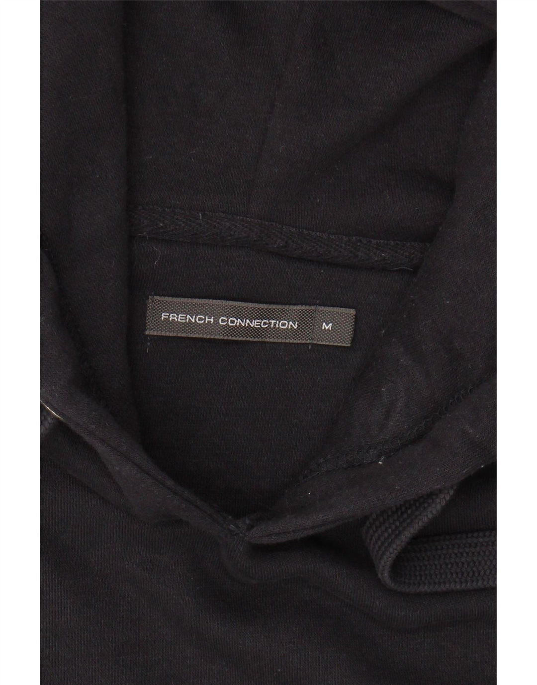 FRENCH CONNECTION Mens Hoodie Jumper Medium Navy Blue Cotton Vintage French Connection and Second-Hand French Connection from Messina Hembry 