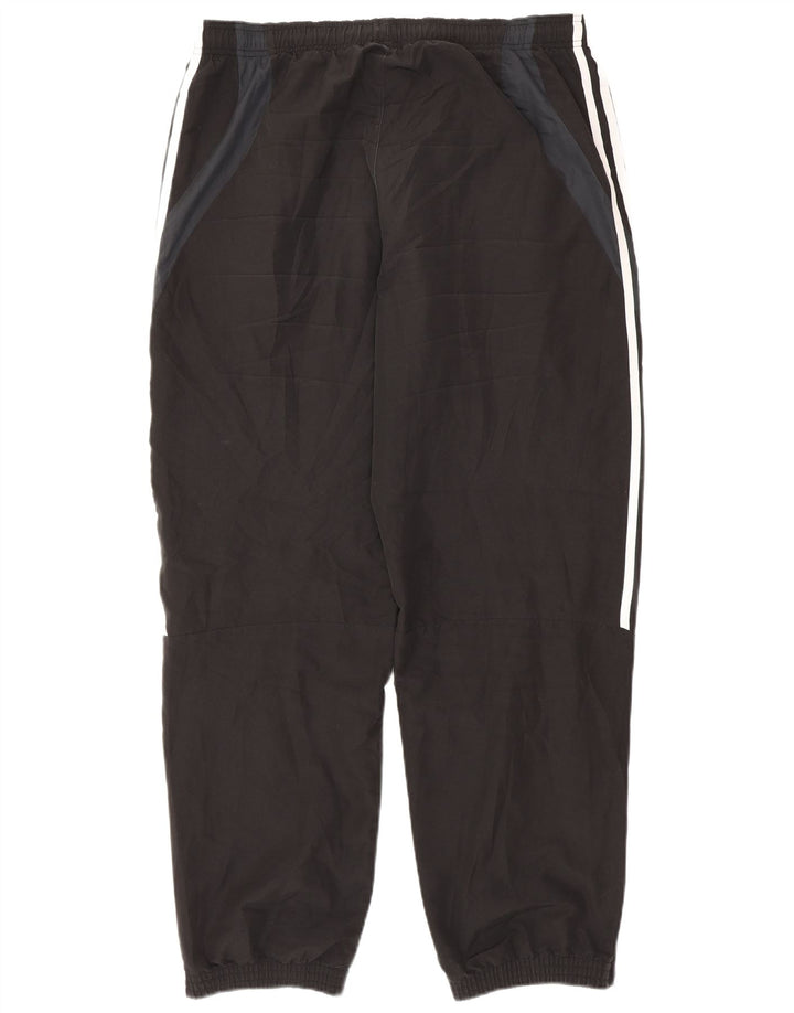 Adidas Hombre Pantalones De Chándal Joggers Large Negro Colorblock Poliéster