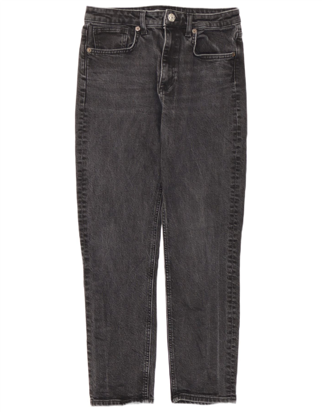 Zara Vaqueros Rectos Mujer EU 38 Small W28 L26 Gris