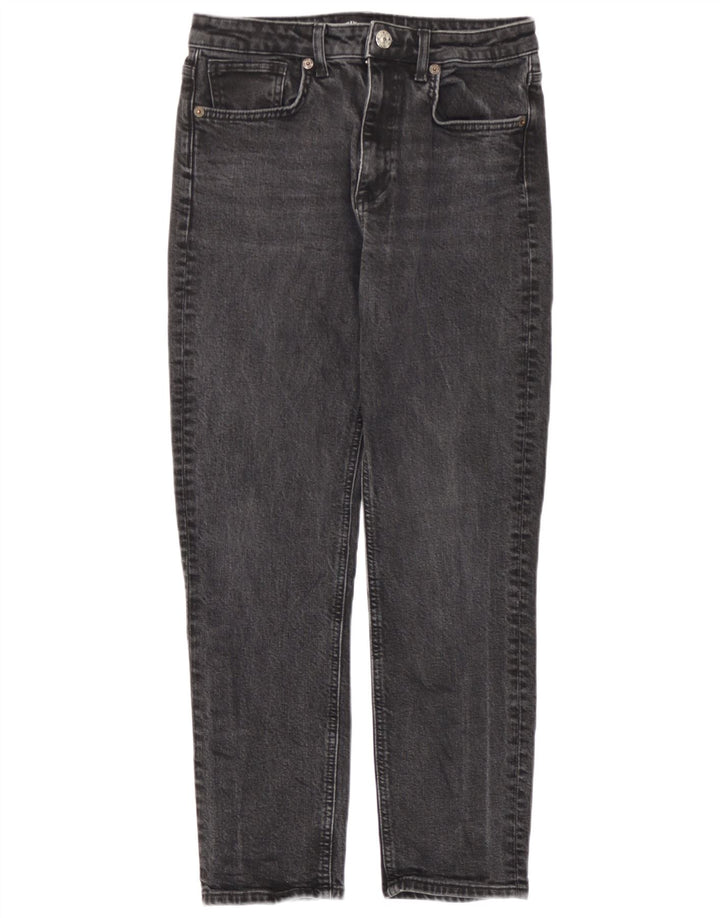 Zara Vaqueros Rectos Mujer EU 38 Small W28 L26 Gris