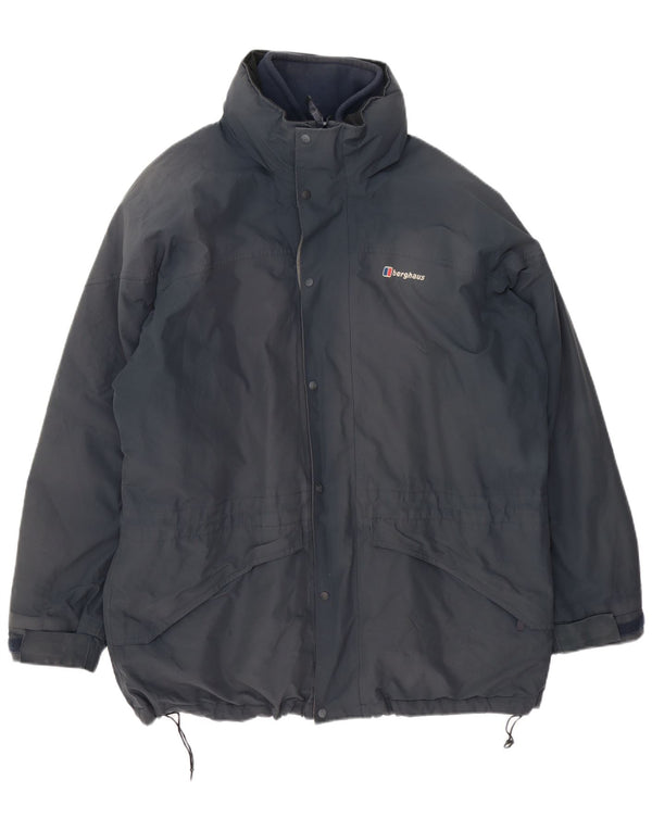 Berghaus Chaqueta cortavientos para hombre UK 42 XL Azul marino Poliéster
