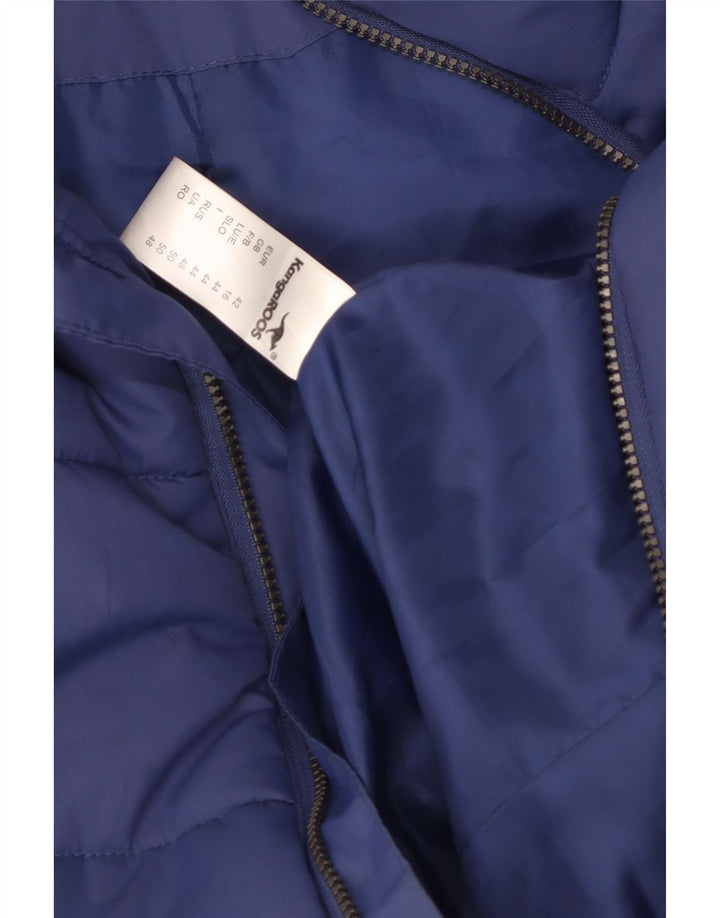 KANGAROOS Chaleco acolchado para hombre UK 46 Grande Poliéster azul