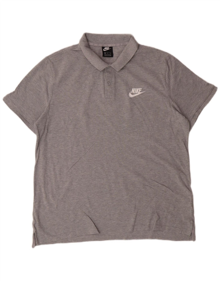 Polo NIKE para hombre 2XL Algodón gris
