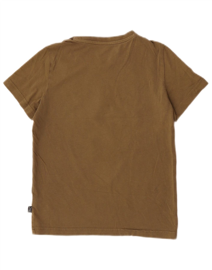 Puma Camiseta gráfica para niño Top 9-10 años Caqui
