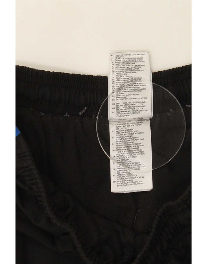 Adidas Hombre Pantalones De Chándal Joggers Grande Negro Poliéster