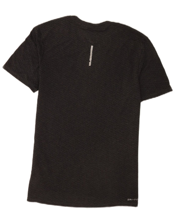 Camiseta Nike Dri Fit para hombre Top poliéster gris medio