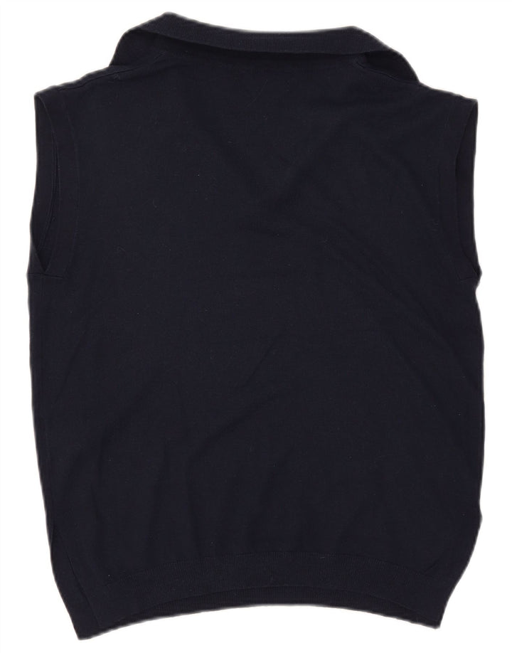 Marks & Spencer Camiseta sin mangas para mujer UK 10 Small Azul marino Poliéster