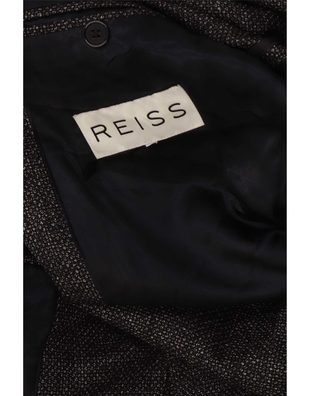 Reiss Chaqueta tipo blazer con 1 botón para hombre UK 36 Small Azul marino