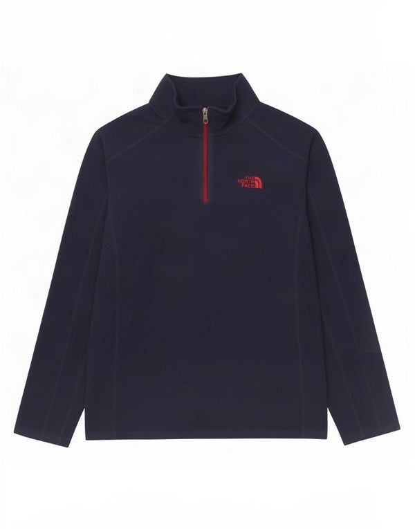 The North Face Jersey polar con cremallera y cuello para niño 14-15 años XL Azul marino